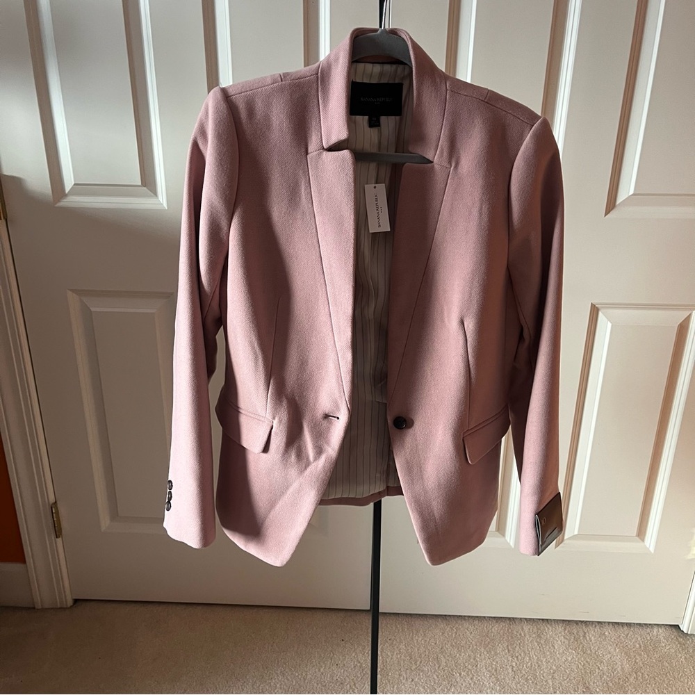 Banana Republic Soft Pink Blazer